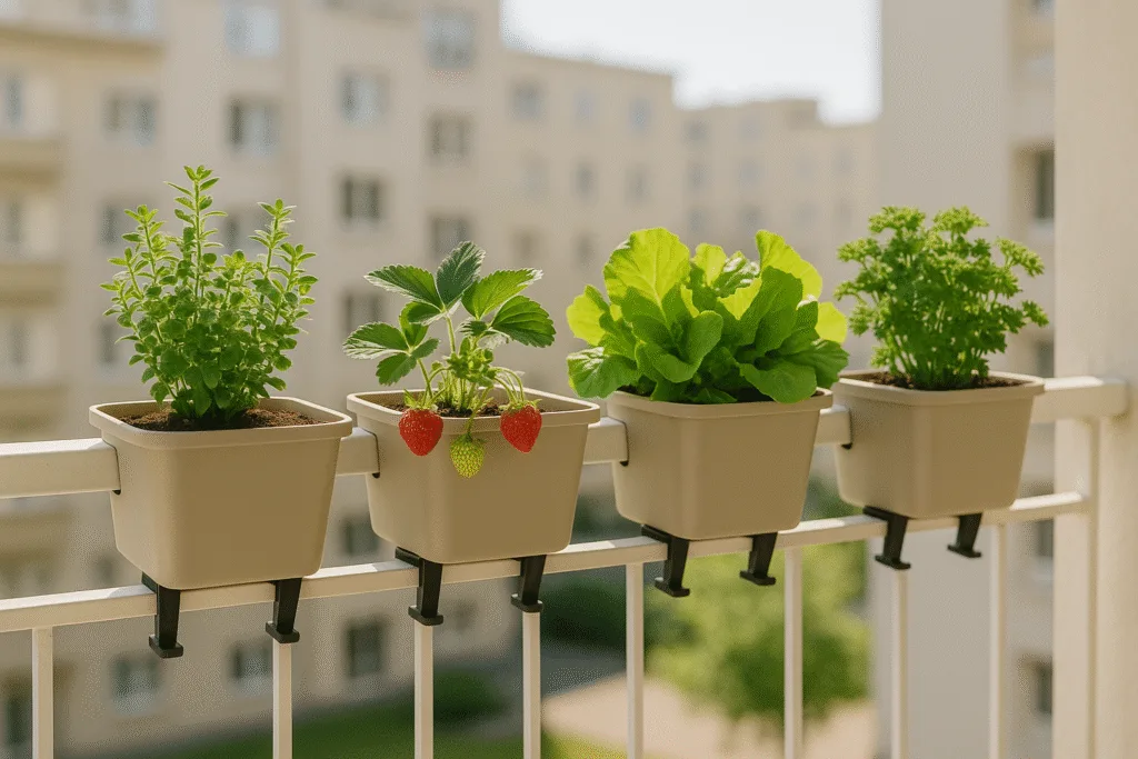 temporary gardening for renters using no-damage planters