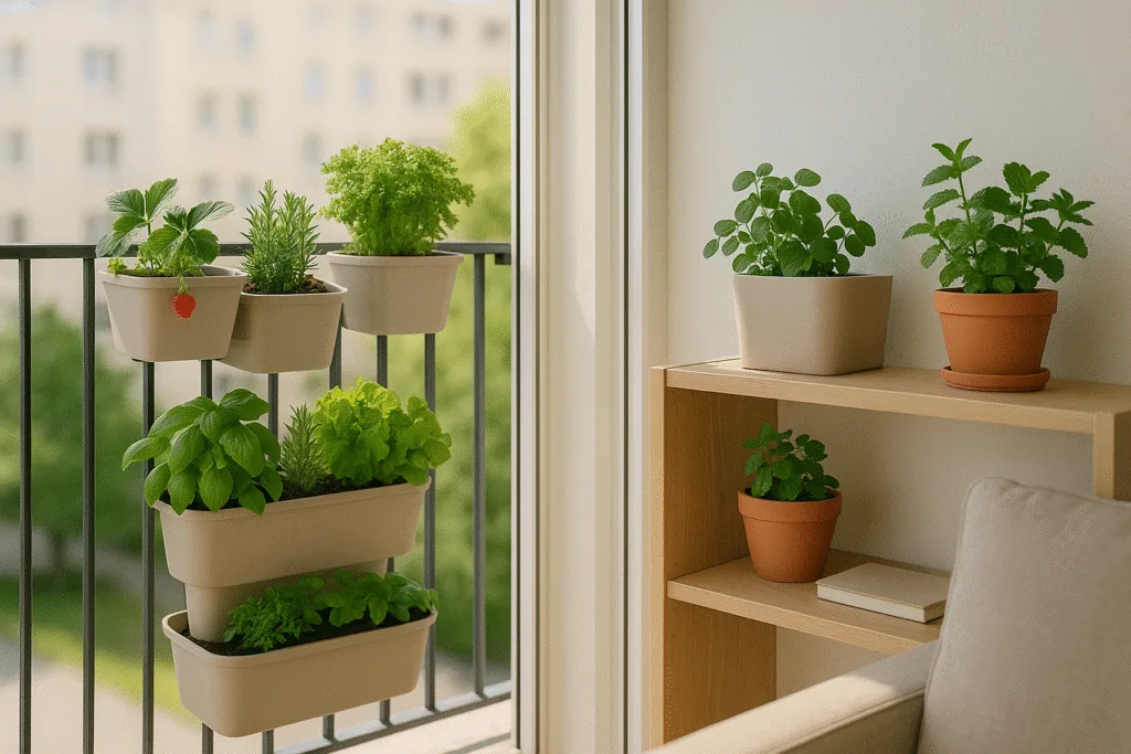 temporary gardening for renters using no-damage planters